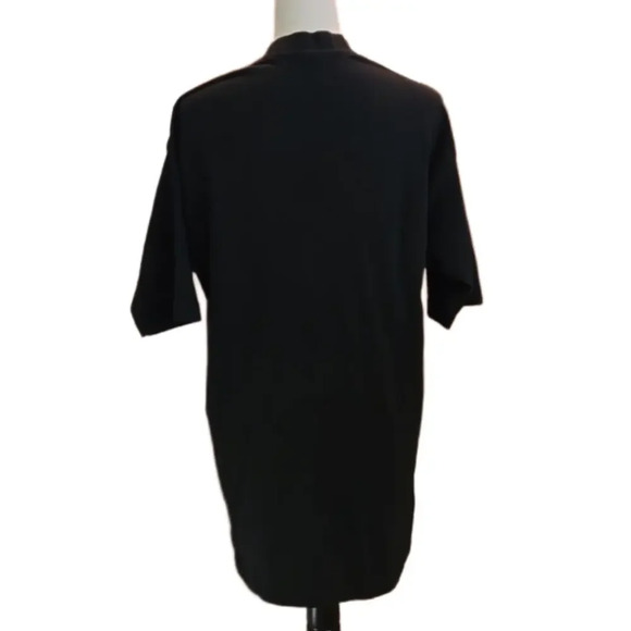 Sun Tees Black 100% Cotton Short Sleeve Long Length Women 2XL - Picture 3 of 8